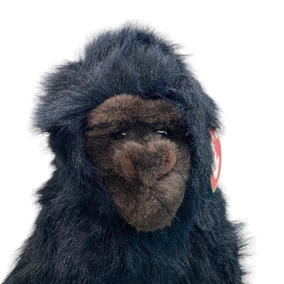 TY Beanie Babies Gorilla Beanie Buddies Plush Toy Stuffed Animal Retired 1995 - Picture 2 of 15